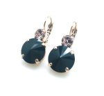 Mariana Earrings Sophisticated Jet & Vintage Rose Black Velvet Songbook Coll.