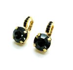 Mariana Earrings Soulful Morion Swarovski Crystals My Treasures Coll. - Image 2