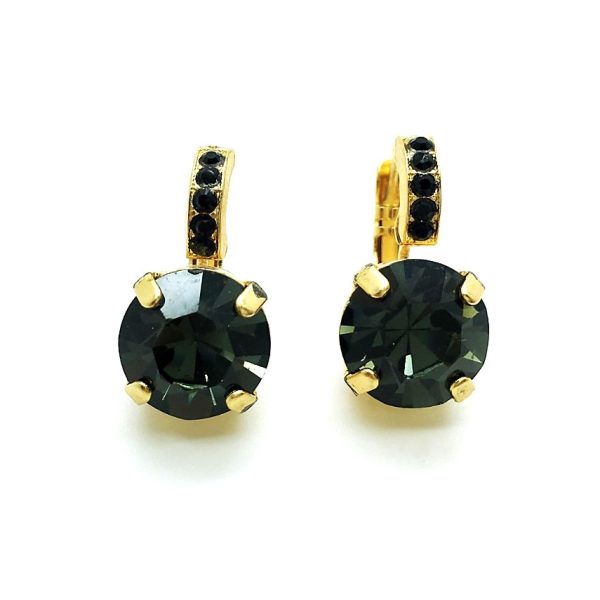 Mariana Earrings Soulful Morion Swarovski Crystals My Treasures Coll.