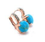 Earrings By Mariana Woman Gorgeous Turquoise and Opal Swarovski Crystals - Image 3