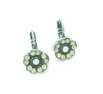 Earrings By Mariana Woman Flower Pacific and Sand Opal Swarovski Crystals - Image 3