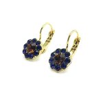 Mariana Earrings Lovely Tanzanite and Colorado Topaz Austrian Crystals Faith Inspiration Coll. - Image 2