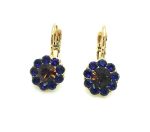 Mariana Earrings Lovely Tanzanite and Colorado Topaz Austrian Crystals Faith Inspiration Coll.