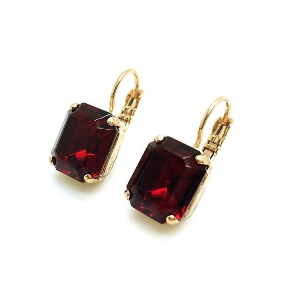 Mariana Earrings Timeless Siam Swarovski Crystals My Treasures Coll.