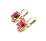 Mariana Earrings Lovely Lt Rose Austrian Crystals Breast Cancer Awareness Icons Coll. - Image 3