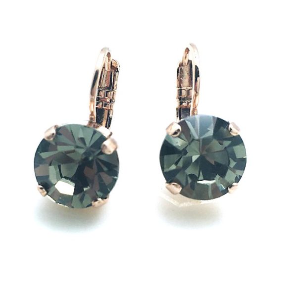 Mariana Earrings Adorable Black Diamond Austrian Crystals My Treasures Coll.