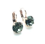 Mariana Earrings Adorable Black Diamond Austrian Crystals My Treasures Coll. - Image 3