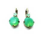 Mariana Earrings Simply Elegant Greens Swarovski Crystals My Treasures Coll.