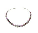 Necklace By Mariana Woman Adorable Floral Pinks and AB Swarovski Crystals