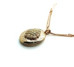 Necklace Pendant By Mariana Woman Locket Golden Shadow Swarovski Crystals