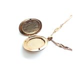 Mariana Necklace Pendant Locket Beaded Blues Austrian Crystals My Treasures Coll. - Image 2