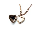 Mariana Necklace Pendant Heart Shaped Locket Aurum & Topaz Swarovski Crystals My Treasures Coll. - Image 2