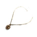 Necklace Pendant By Mariana Woman Beautiful Colorado Topaz Swarovski Crystals - Image 3