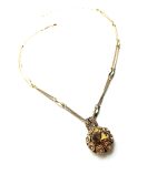 Necklace Pendant By Mariana Woman Beautiful Colorado Topaz Swarovski Crystals - Image 2