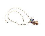 Mariana Necklace Pendant Elephant & Charms Beaded Colorful Swarovski Crystals Fantasy Nirvana Coll. - Image 3