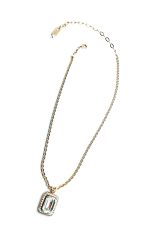 Mariana Necklace Pendant Timeless Clear, Silk, MOL & Lt Amber Austrian Crystals Songbook Coll. - Image 2