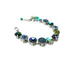 Mariana Bracelet Floral Greens Austrian Crystals Emerald City Nostalgia Coll. - Image 3