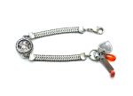 Mariana Bracelet Silver Plated & Round Dolomite Coral Mineral My Treasures Coll. - Image 3