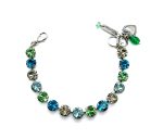 Mariana Bracelet Green, Black Diamond, Denim Blue & Sapphire Austrian Crystals My Treasures Coll. - Image 2