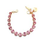 Bracelet By Mariana Lovely Light Rose Swarovski Crystals