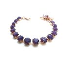 Mariana Bracelet Gorgeous Cyclamen Opal Swarovski Crystals My Treasures Coll.
