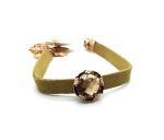 Mariana Bracelet Leather & Light Peach Austrian Crystals 2019 Special Edition