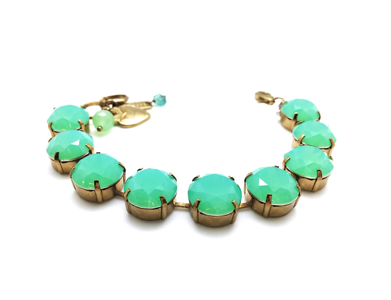 B-4438-390390-EG (2) Mariana Bracelet Beautiful Pacific Opal Swarovski Crystals My Treasures Coll. - Image 1