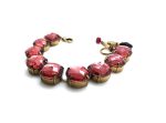 Mariana Bracelet Faceted Burgundy Swarovski Crystals My Treasures Coll. - Image 2