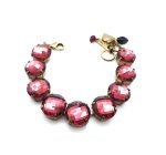 Mariana Bracelet Faceted Burgundy Swarovski Crystals My Treasures Coll.