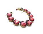 Mariana Bracelet Faceted Burgundy Swarovski Crystals My Treasures Coll. - Image 3