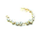 Bracelet By Mariana My Treasures Coll. Brilliant Moonlight Swarovski Crystals - YG - Image 3