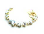 Bracelet By Mariana My Treasures Coll. Brilliant Moonlight Swarovski Crystals - YG