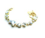 Bracelet By Mariana My Treasures Coll. Brilliant Moonlight Swarovski Crystals - YG - Image 2