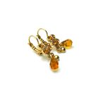 Earrings By Mariana Woman Cute Butterfly Topaz Swarovski Crystals - Image 3