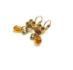 Earrings By Mariana Woman Cute Butterfly Topaz Swarovski Crystals - Image 2