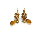 Earrings By Mariana Woman Cute Butterfly Topaz Swarovski Crystals