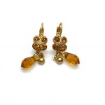 Earrings By Mariana Woman Cute Butterfly Topaz Swarovski Crystals