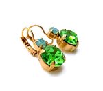 Mariana Earrings Gorgeous Greens Austrian Crystals My Treasures Coll. - Image 3