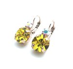 Mariana Earrings Charming Jonquil & AB Austrian Crystals My Treasures Coll.