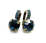 Earrings By Mariana Woman Elegant Montana Blue Swarovski Crystals