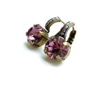 Mariana Earrings Charming Light Amethyst & AB Austrian Crystals My Treasures Coll. - Image 2