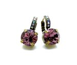 Mariana Earrings Charming Light Amethyst & AB Austrian Crystals My Treasures Coll.