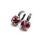 Mariana Earrings Lovely Pink & AB Austrian Crystals Sweet Summer Coll. - Image 2