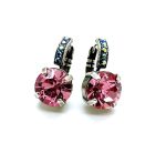 Mariana Earrings Lovely Pink & AB Austrian Crystals Sweet Summer Coll.