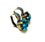 Mariana Earrings Charming Indicolite Austrian Crystals My Treasures Coll. - Image 3