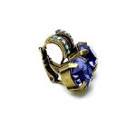 Mariana Earrings Gorgeous Tanzanite & AB Austrian Crystals My Treasures Coll. - Image 3