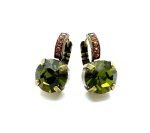 Mariana Earrings Simply Elegant Olivine & Madeira Topaz Austrian Crystals My Treasures Coll.