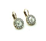 Earrings By Mariana Woman Shimmering Clear Swarovski Crystals - Rose Gold - Image 3