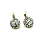 Earrings By Mariana Woman Shimmering Clear Swarovski Crystals - Rose Gold