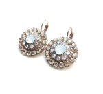 Mariana Earrings Kalahari Africa Coll. Shimmering Clear & Whites Austrian Crystals - Image 3